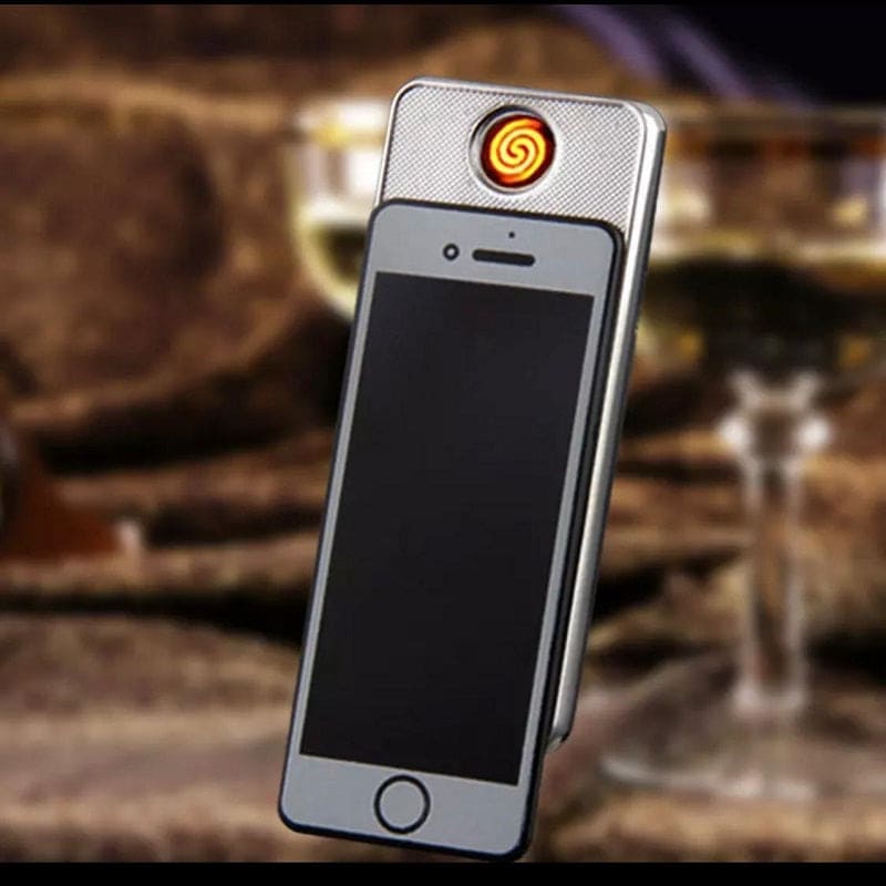 Mini iPhone Lighter, Electric Rechargeable Cigarette Lighter, Smart Drop Down Electronic Lighter, Pocket Smoking Lighter, Windproof Flameless Lighter, Mobile Phone Creative Lighter Electric Mini iPhone Lighter, Electric Rechargeable Cigarette Lighter, Smart Drop Down Electronic Lighter, Pocket Smoking Lighter, Windproof Flameless Lighter, Mobile Phone Creative Lighter Electric